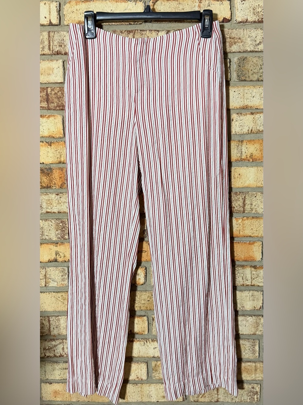 Reformation stripe pants 4 p